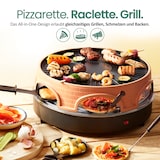 thumbnail of Emerio Pizzarette 3-in-1 Original – Raclette und Grill – Pizzaofen für 6 Personen - Gourmet-Set – PO-113255.4 – 1500W