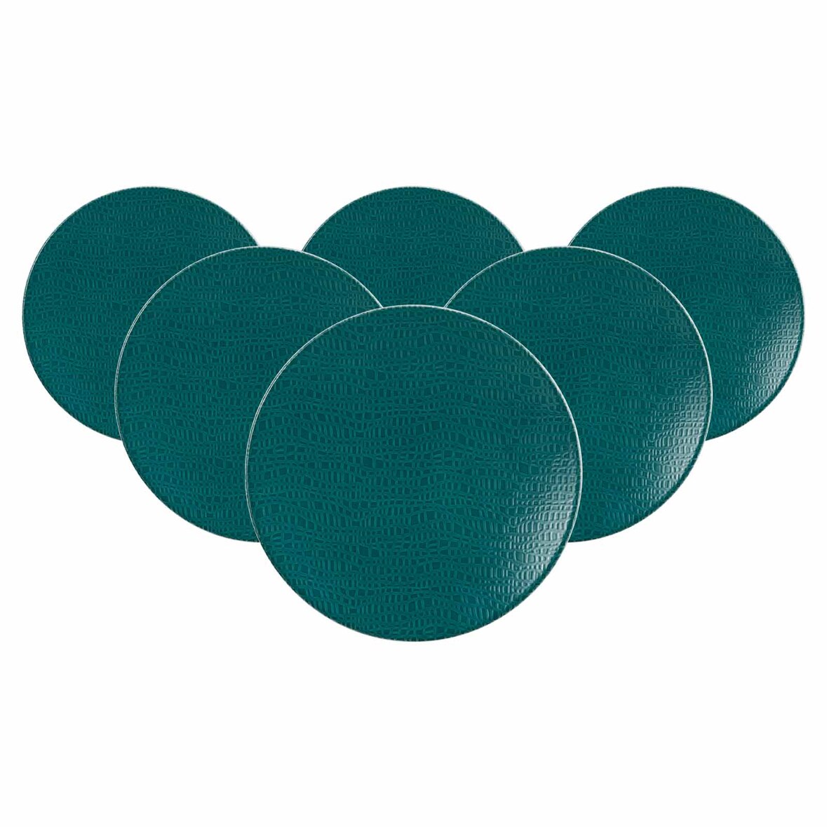 Seltmann Weiden Life Fashion Brotteller ø 16,5 cm 6er Set - Trendy Petrol