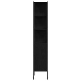 thumbnail of vidaXL Badezimmermöbel Set mit Regal 4 pcs Schwarz 33 x 33 x 185.5 cm