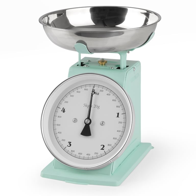 GOURMETmaxx Küchenwaage Retro in Mint