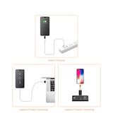 thumbnail of Kompakter USB-C Adapter für Apple – Schwarz – Laden & Datenübertragung – kompatibel mit iPhone 5 bis 14 inkl. Pro, Max, Mini sowie iPad und iPod