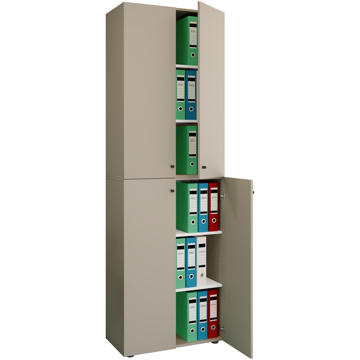 VCM Büroschrank Ulas Grau
