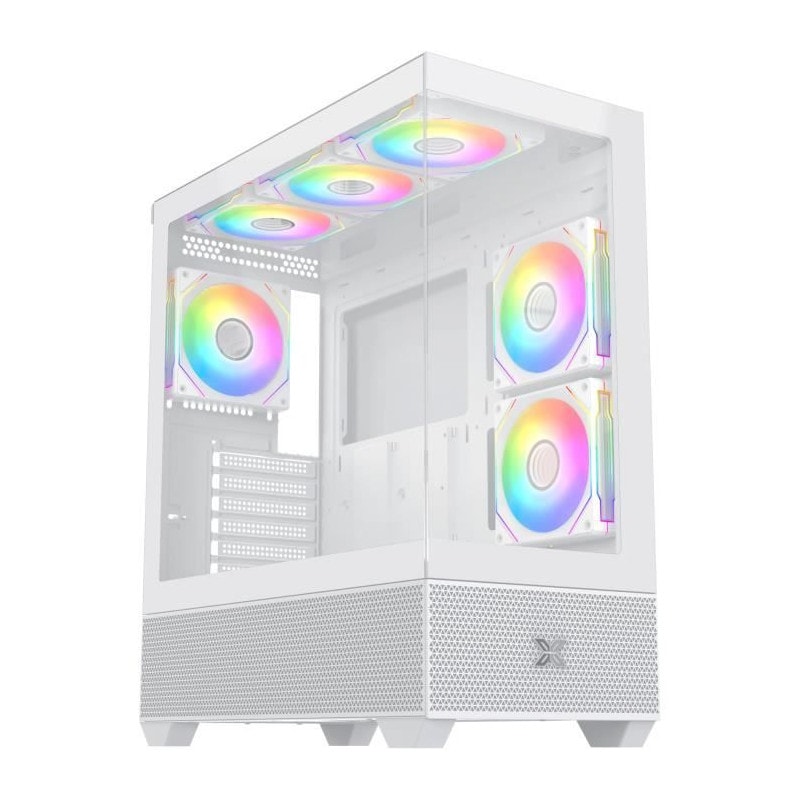 Boitier Sans Alimentation - Xigmatek Alphard Arctic - Moyen Tour - Format E-atx - Blanc