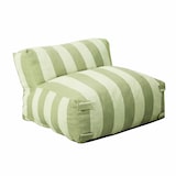 thumbnail of Modulares Gartenmöbelset mit 3 Sesseln und 1 kaktusgrünem Pouf