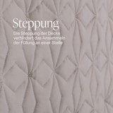thumbnail of Tagesdecke (Taupe) 220x240 cm mit wattierter Zwischenlage, Bettüberwurf - Überwurfdecke, Sommerdecke gesteppt - Steppdecke, Wendedecke