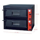 thumbnail of Industrieofen für Gaspizzen 2 Kammern für 8 Pizzen von Ø300mm.