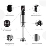 thumbnail of KLAMER Stabmixer Set 1000 Watt, 4 in 1 Pürierstab Edelstahl mit SmartSpeed per Fingerdruck, inkl. 3-teiligem Zubehör-Set, Messbecher & Schneebesen