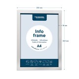 thumbnail of Inforahmen Europel / Selbstklebend Set 2 Stück A4 silber, 196003