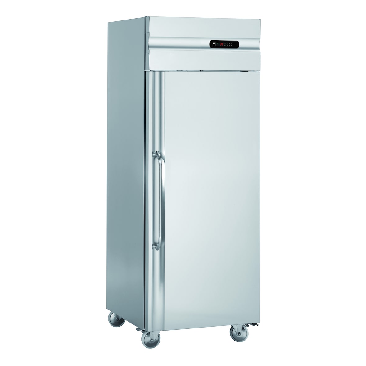 METRO Professional Armoire réfrigérée négative GN 2/ 1, 1 porte, economie d'énergie, 4 roues, 462 litres, inox