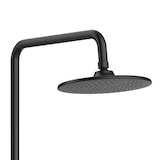 thumbnail of Duschsystem Duschgarnitur Mattschwarz rund mit Regendusche Handbrause Thermostat und Duschstange