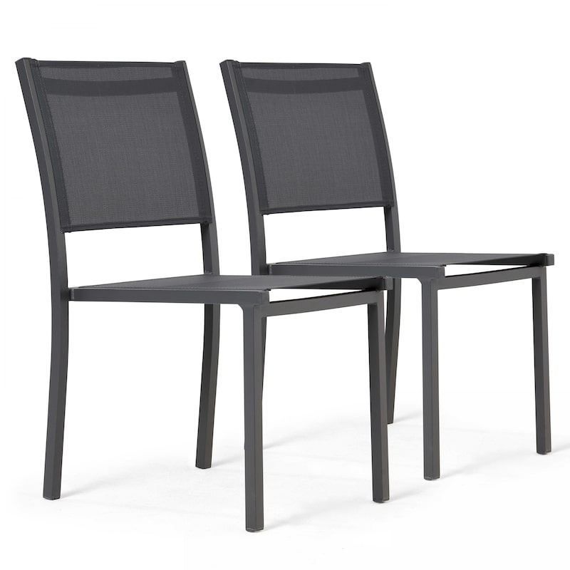 Campingstoelen met voetensteun 2 st inklapbaar aluminium taupe