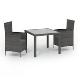 thumbnail of Helloshop26 - Conjunto de comedor de jardín de 3 piezas y cojines en resina tejida gris 02_0014761