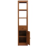 thumbnail of Teak-Regal HWC-M86, Badschrank Badregal Badezimmer, hochwertiges B-Grade-Teak (Kernholz, 20-30 Jahre), 180x40cm
