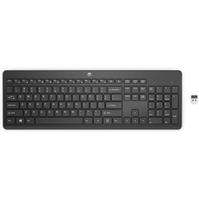 Teclado EspaÃÂ±ol Hp Inalambrico 230 Negro