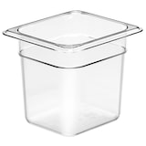 thumbnail of CAMBRO 66CW-135 - Recipiente GN 1/6 2,2 L - 16,2 x 17,6 x 15 cm - Transparente - Venta 1 unidad.