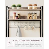 thumbnail of Helloshop26 - Estante de cocina con regleta soporte para microondas estante de almacenamiento con panel de malla de alambre 14 12_0005668