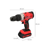 thumbnail of WOLFPACK - Taladro Atornillador 20 V. Con 2 Velocidades y Percutor. Bateria 2 Ah. Par Apriete 50 Nm.