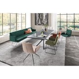thumbnail of KAWOLA Esszimmerbank CHARME Cord smaragd 206cm