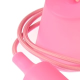 thumbnail of Lampara colgante base, cable y portamparas rosa E27
