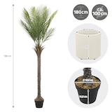 thumbnail of ML-Design – Künstliche Palme – 180 cm | tropische Kunstpflanze im Topf, Kunstbaum wie echt für Wohnzimmer & Büro