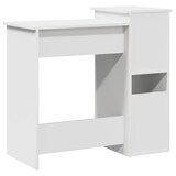 thumbnail of vidaXL Schreibtisch mit Regalen Weiß 84x40x78 cm Holzwerkstoff