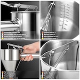 thumbnail of eGenuss 1 Edelstahl Backtrichter | 1200ml | Teigspender für Pfannkuchen & Muffins | Teigportionierer & Dosierer