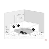 thumbnail of Pool Badewanne Eckwanne Wanne S60-EH 140x140cm mit Tür Walk-in-Pool