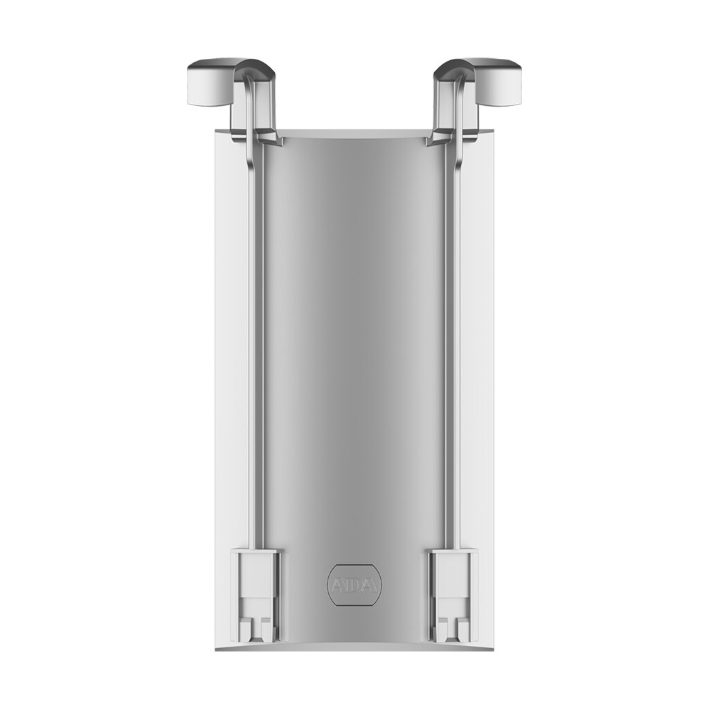 Neutral Doppelhalterung matt chrom Smart Care - z. Kleben & Schrauben X 10