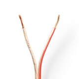 thumbnail of Câble De Haut-parleur  2x 2,50 Mm2  100 M  Gaine  Transparent Usage Non Intensif Nedis