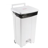 thumbnail of GILAC Collecteur à pédale 2 roues + couvercle - 100 L - Blanc G614421