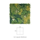 thumbnail of Bonerva | Jardín Vertical Artificial Yellowstone | Pieza 100x100cm (1m²) | Planta artificial decoración oficina, hotel, restaurante | MAL1219
