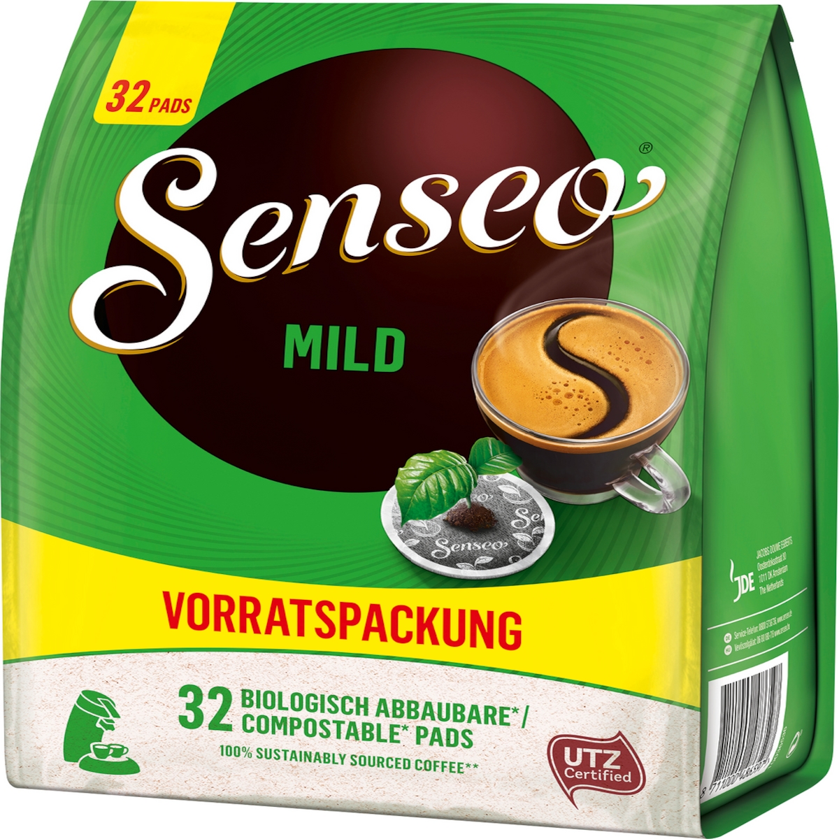 Senseo Kaffee Pads Mild 32 Pads (222 g)