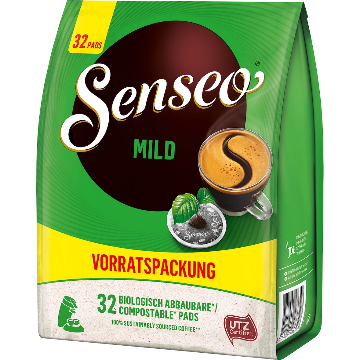 Senseo Kaffee Pads Mild 32 Pads (222 g)