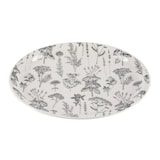 thumbnail of BERGNER - Plato de Servir Ovalado en Gres 30,5x24 cm - Flower