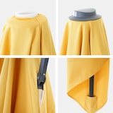 thumbnail of Cobertura de substituição para o guarda-sol de luxo HWC-A96, cobertura de substituição do guarda-sol, 3x3m (Ø4.24m) poliéster 2.7kg ~ amarelo