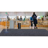 thumbnail of Felpudo Grande de fibra sintética con revés de goma de grandes dimensiones para entrada kokosintegom 200x400 antracita