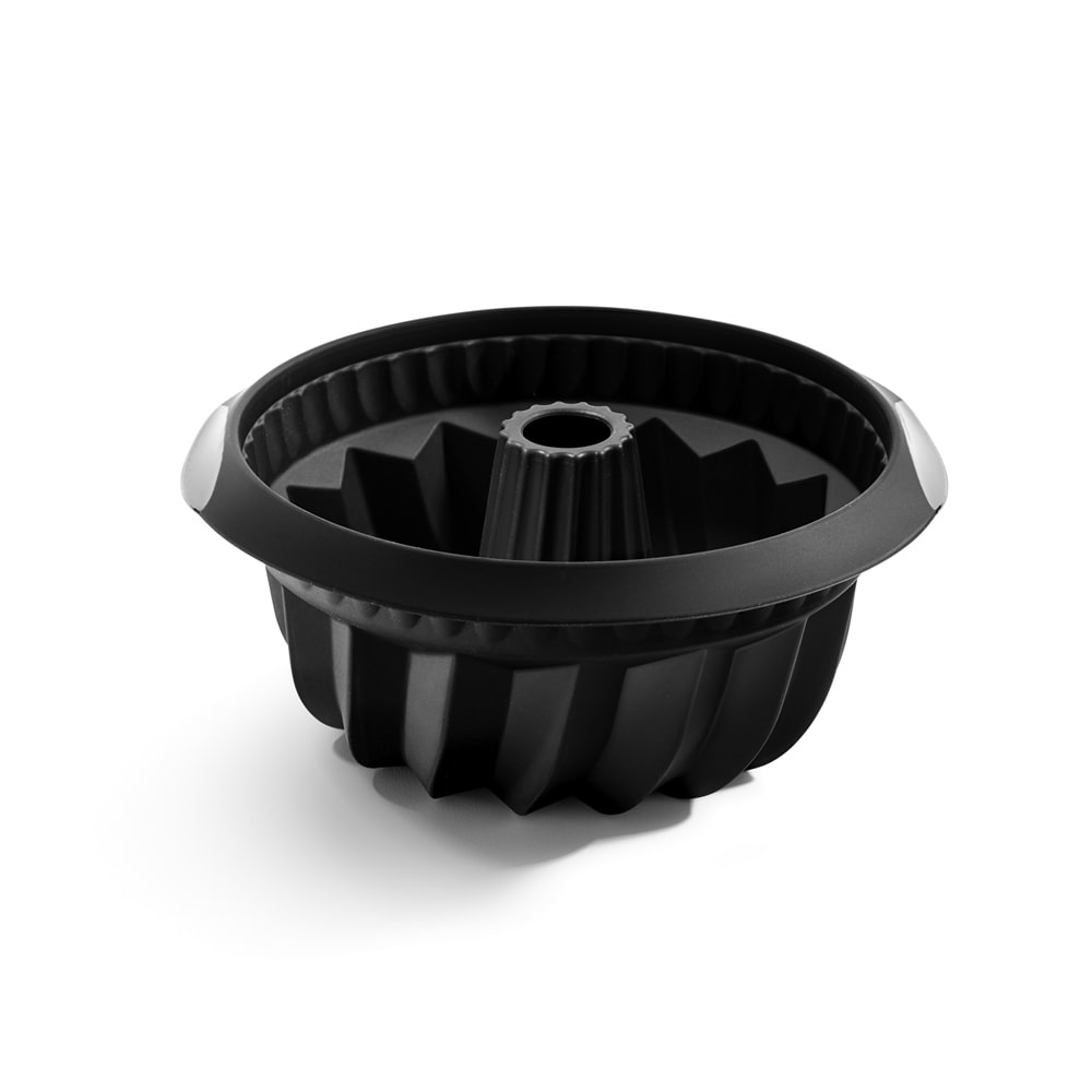 Gugelhupfform 22 cm schwarz - Rund Silikon Lékué