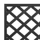 thumbnail of vidaXL Pflanzkübel mit Spalier Schwarz Massivholz Tanne