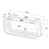 thumbnail of Naber P-UVB 150 Universalverbinder, Verbindungselement, hellgrau 4051004