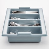 thumbnail of Stalgast Besteckkasten mit vier Mulden, GN 1/1, Polyethylen, mit Griffmulden, spülmaschinengeeignet