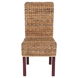 thumbnail of Lote de 6 sillas de comedor silla de mimbre M69 silla BALI mimbre plátano ~ light, sin cojines