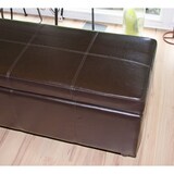 thumbnail of Aufbewahrungs-Truhe Lars XXL | HxBxT 45x180x45cm | Braun | Leder + Kunstleder