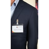 thumbnail of Porte Badge avec pince et bande 90x60mm / 24 pièces, 121265