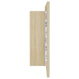 thumbnail of vidaXL LED-Bad-Spiegelschrank Sonoma-Eiche 90x12x45 cm Acryl