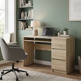 thumbnail of Scrivania Funzionale Cassetti Tavolo Ufficio Studio Porta Pc 120x50 cm - Rovere