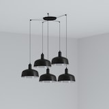 thumbnail of TATAWIN M 5L Schwarze Hängeleuchte