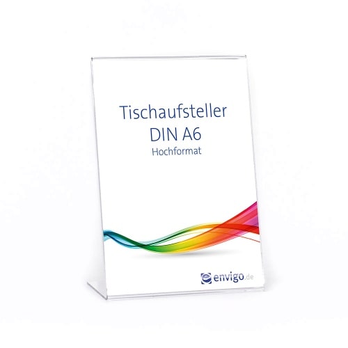 Tischaufsteller »L-Ständer« DIN A6 hoch, PS