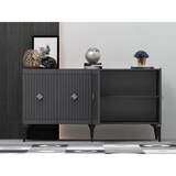 thumbnail of Aparador Midas Antracita Plata 150x40x79 cm