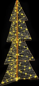 thumbnail of vidaXL Weihnachtsbaum mit 160 LEDs Warmes Weiß 150 cm Haustier