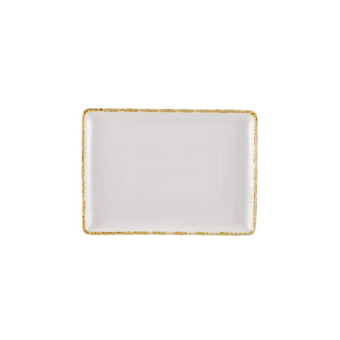 METRO Professional Prato raso Ateo, porcelana, 23 x 17 cm, retangular, bege, 6 unidades